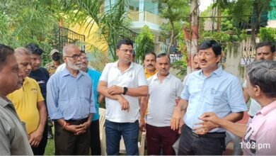 Photo of निगमायुक्त ने किया चेतकपुरी में पार्क का निरीक्षण