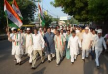Photo of शहर कांग्रेस की पदयात्रा में शामिल हुए कांग्रेस के राष्ट्रीय प्रभारी सुधांसु त्रिपाठी